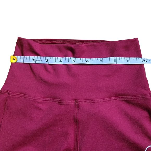 Bombshell Sportswear Maroon Burgundy Exercise Workout Shorts X-Small (NWOT) - Picture 10 of 10